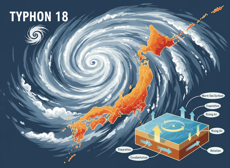台風18号の最新情報と発生メカニズム｜日本列島縦断の恐れに備える