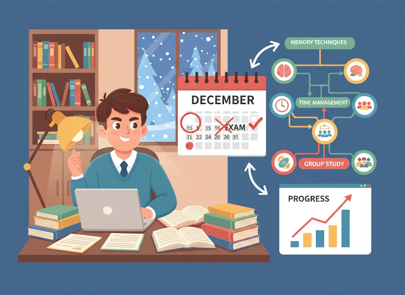 高校入試直前！12月から始める効果的な受験勉強法と学習計画