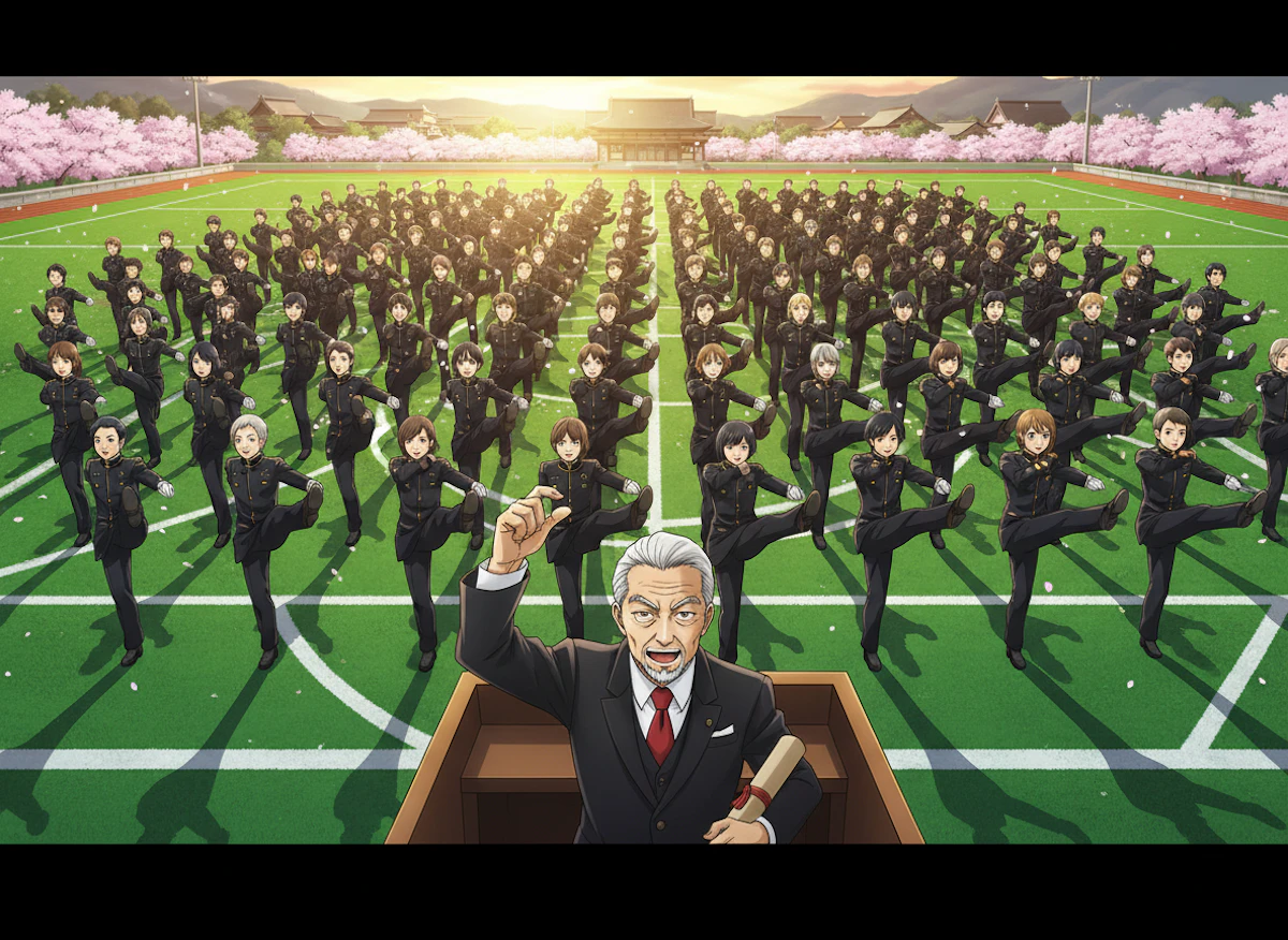 日本体育大学・清原伸彦教授が導く感動の集団行動と受験生への学びのメッセージ