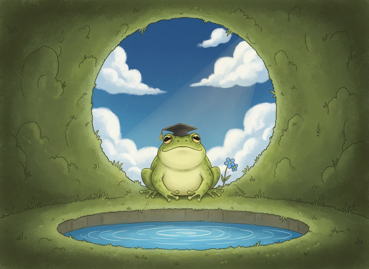 井の中の蛙の真意とは？大海を知らずとも空の青さを知る意味を解説