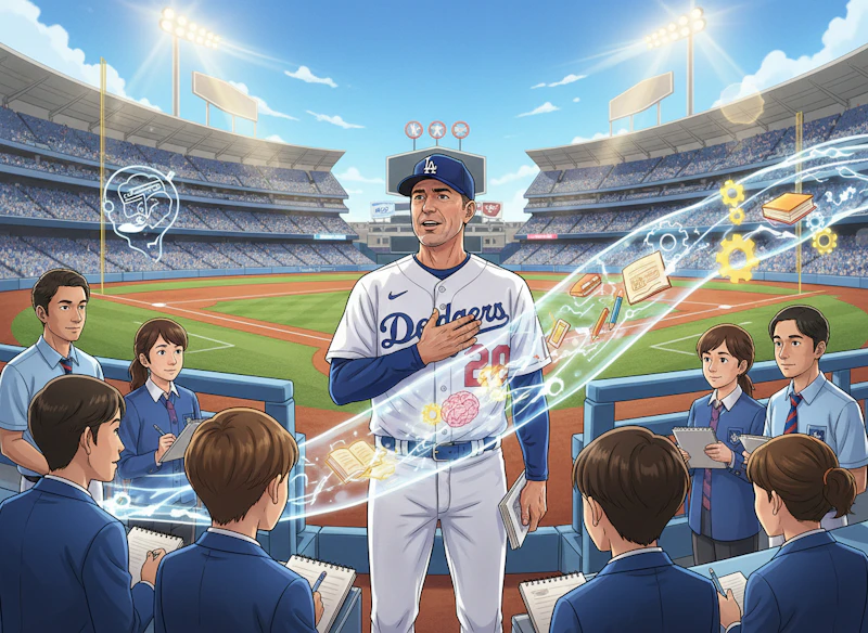 2025年ドジャース監督ロバーツの教えが示す、学習に活かすべき精神力の鍛え方