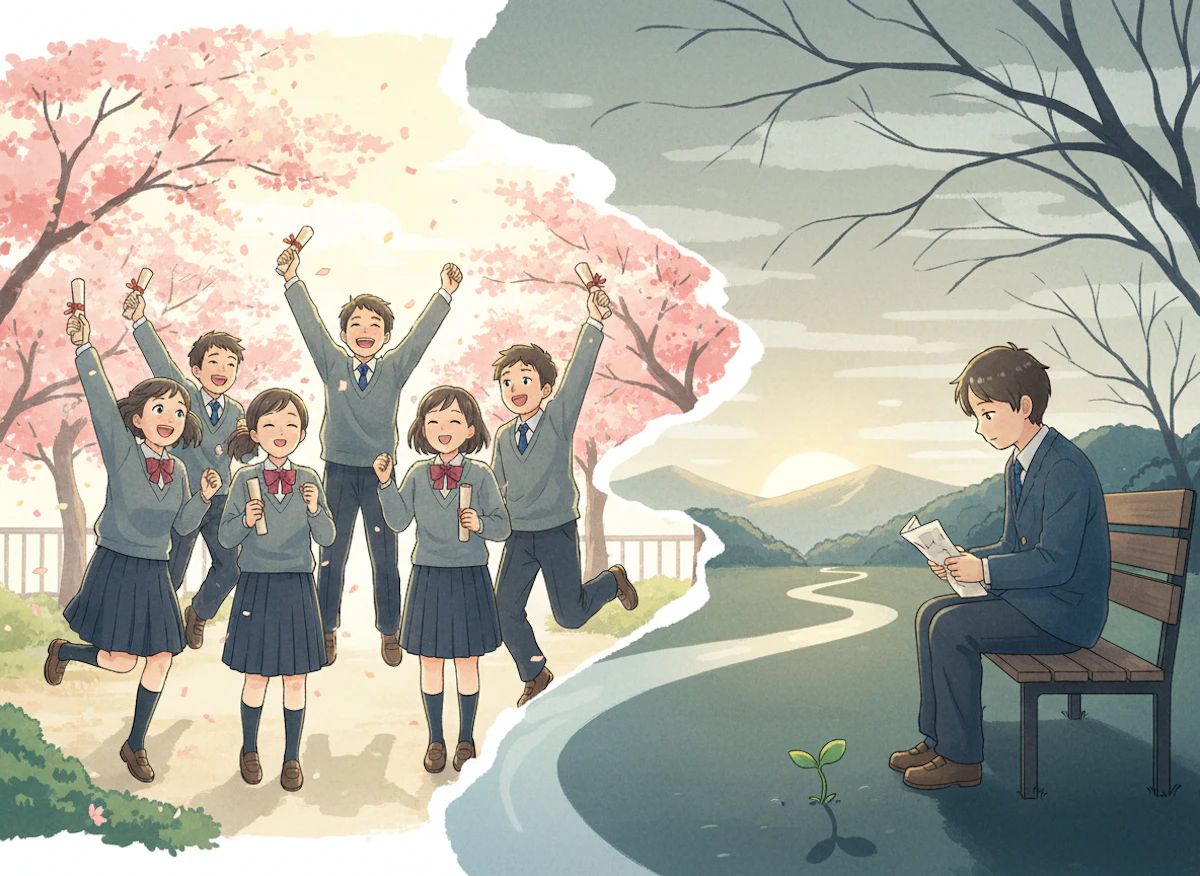 群馬県公立高校後期入試合格発表から1週間|合格者と不合格者へのメッセージ