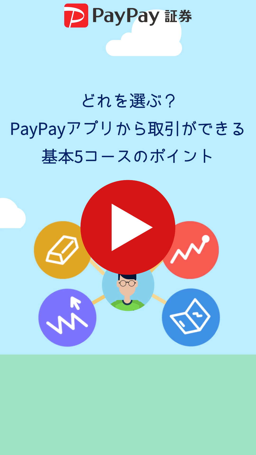 どれを選ぶ？PayPayアプリから取引ができる基本の5コースのポイント【動画】