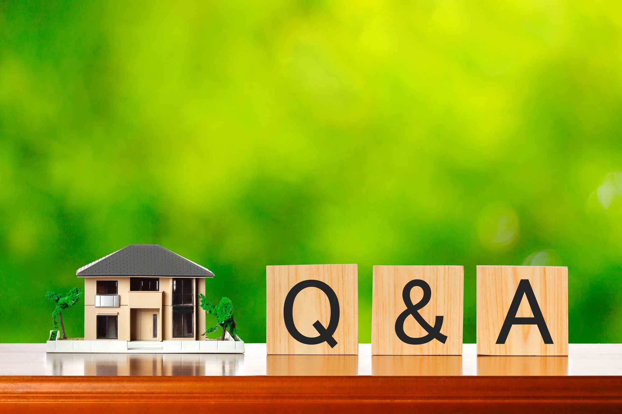住宅模型とQ&A