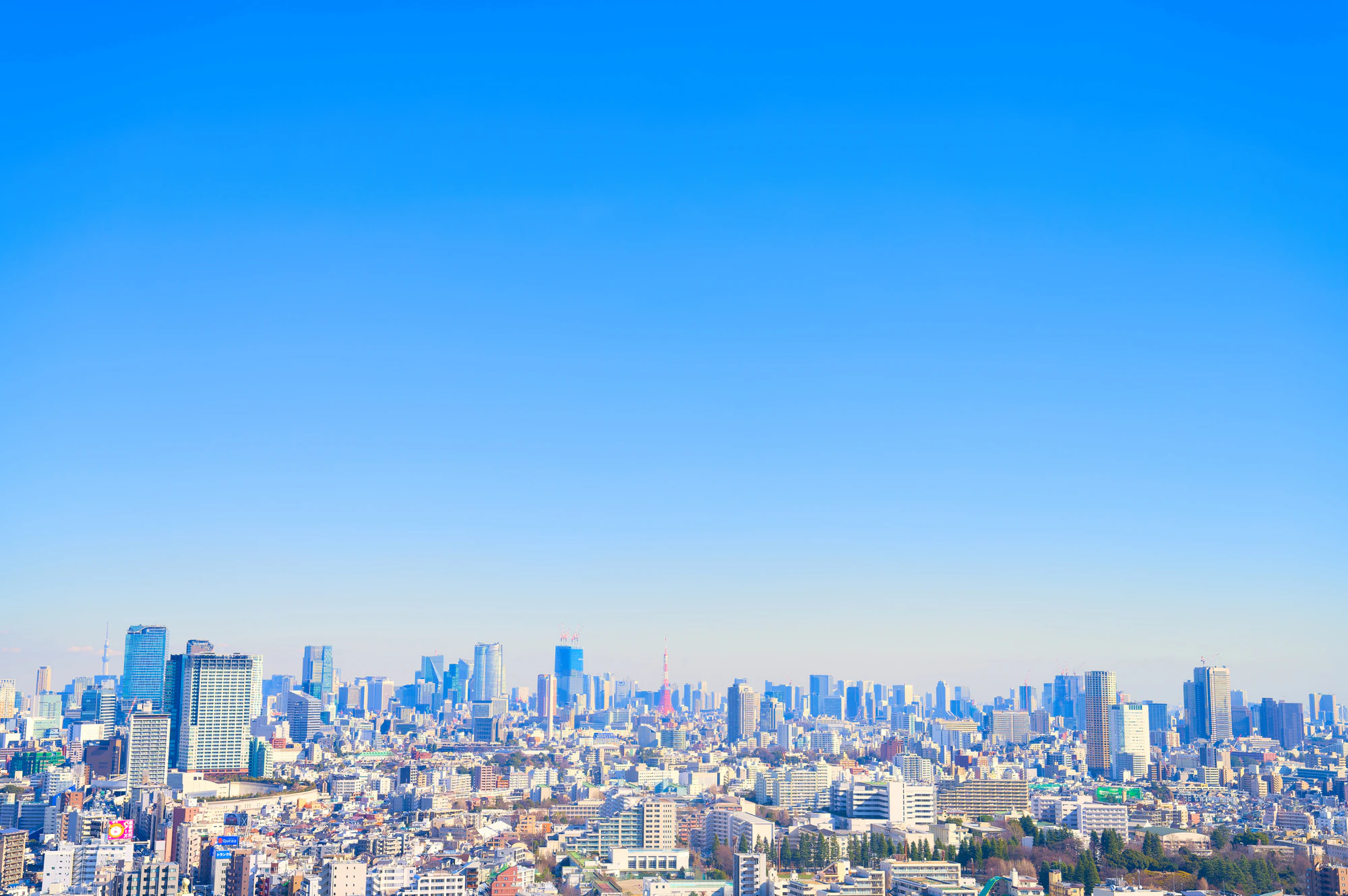 【東京都】1月・東京タワーと世田谷区の街並み