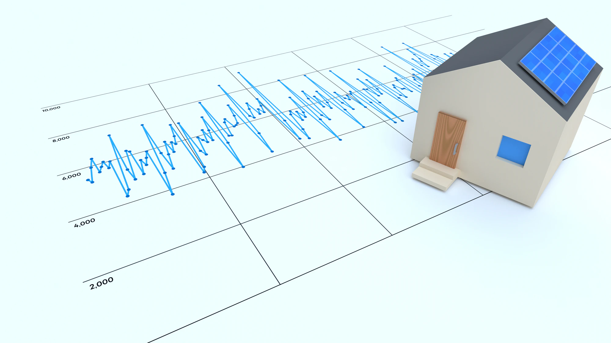 住宅価格が高止まりしているイメージ