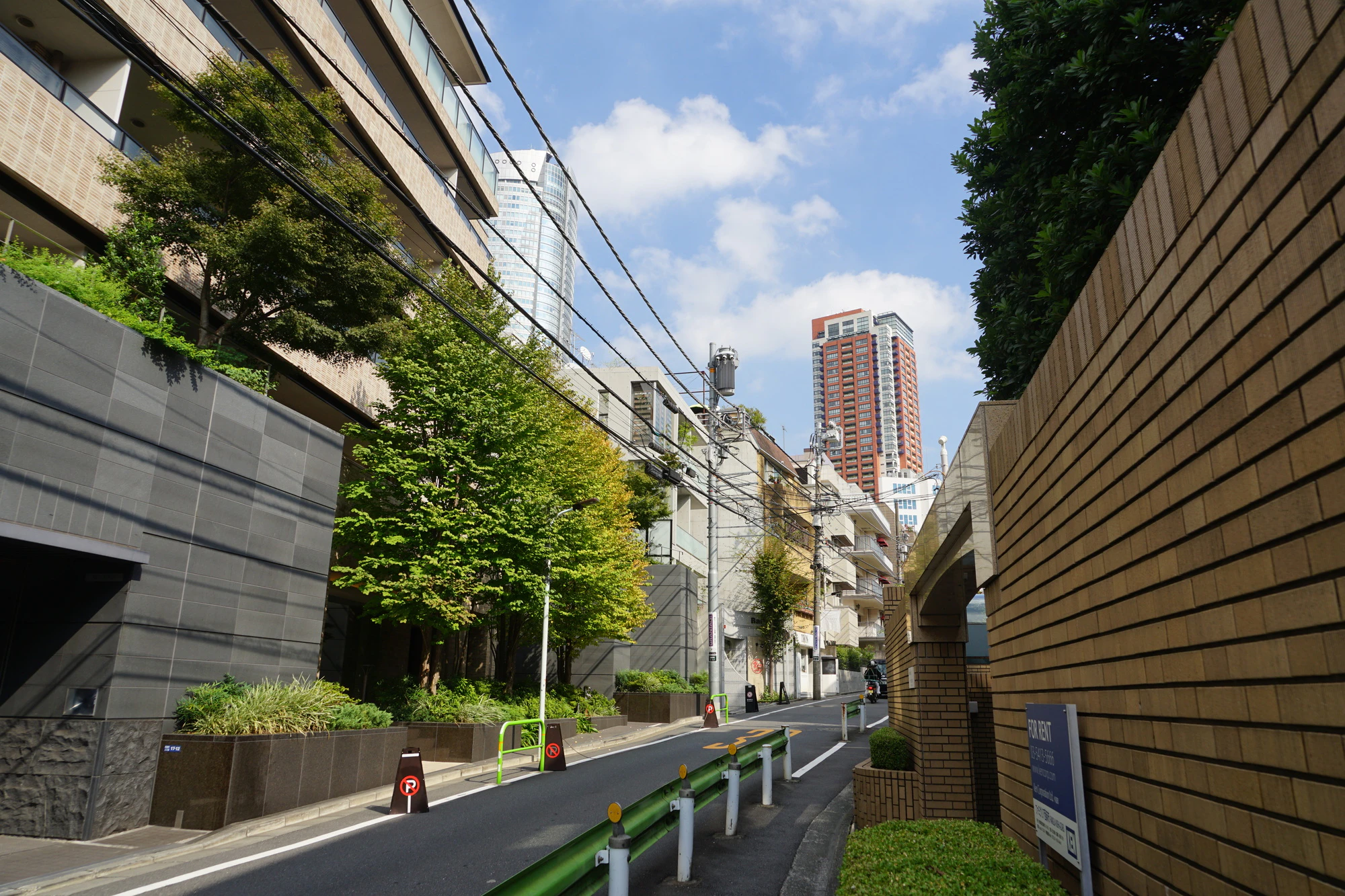 10月　港区1088大横丁坂と六本木ヒルズ･西麻布三丁目