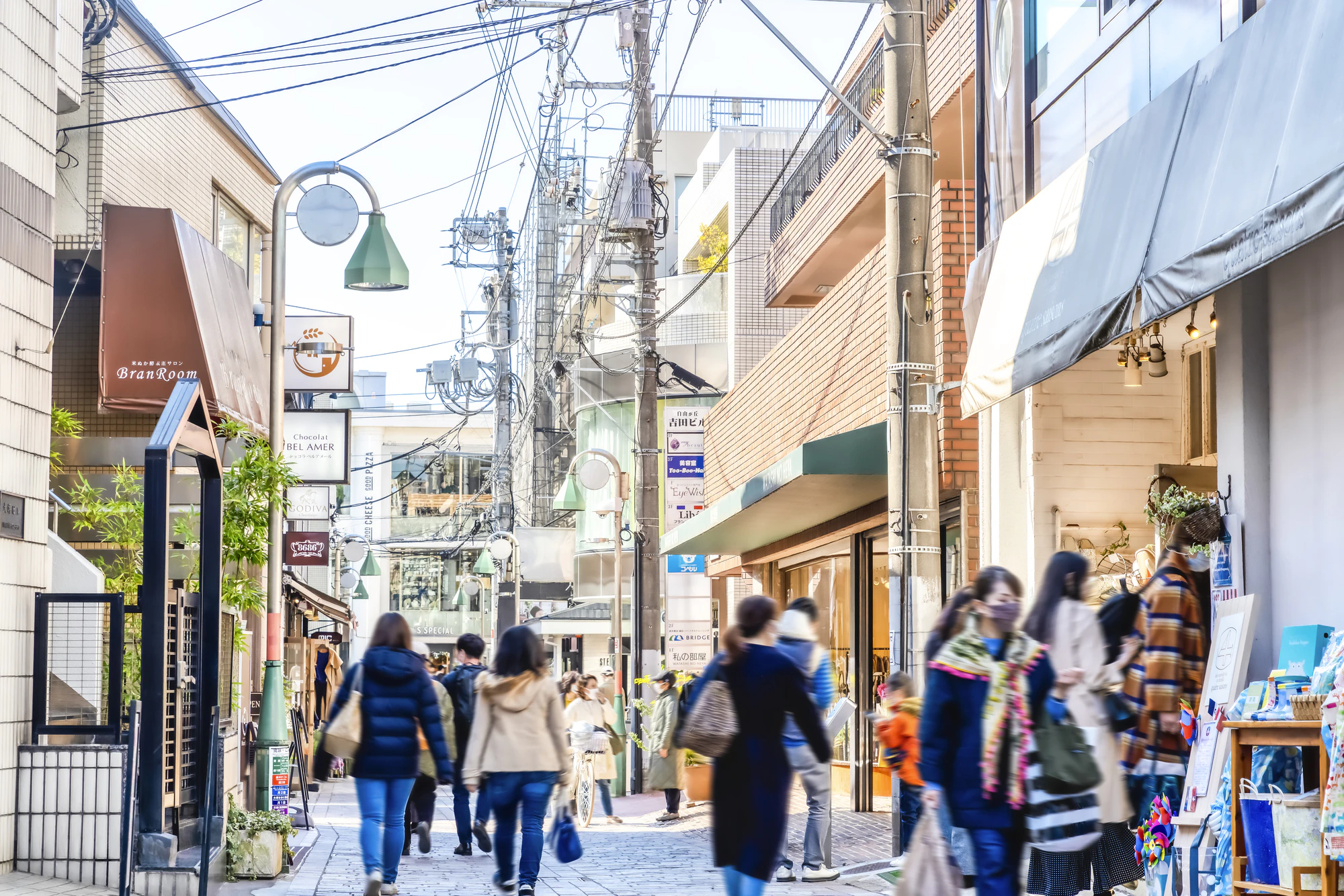 東京都目黒区の都市風景　自由が丘