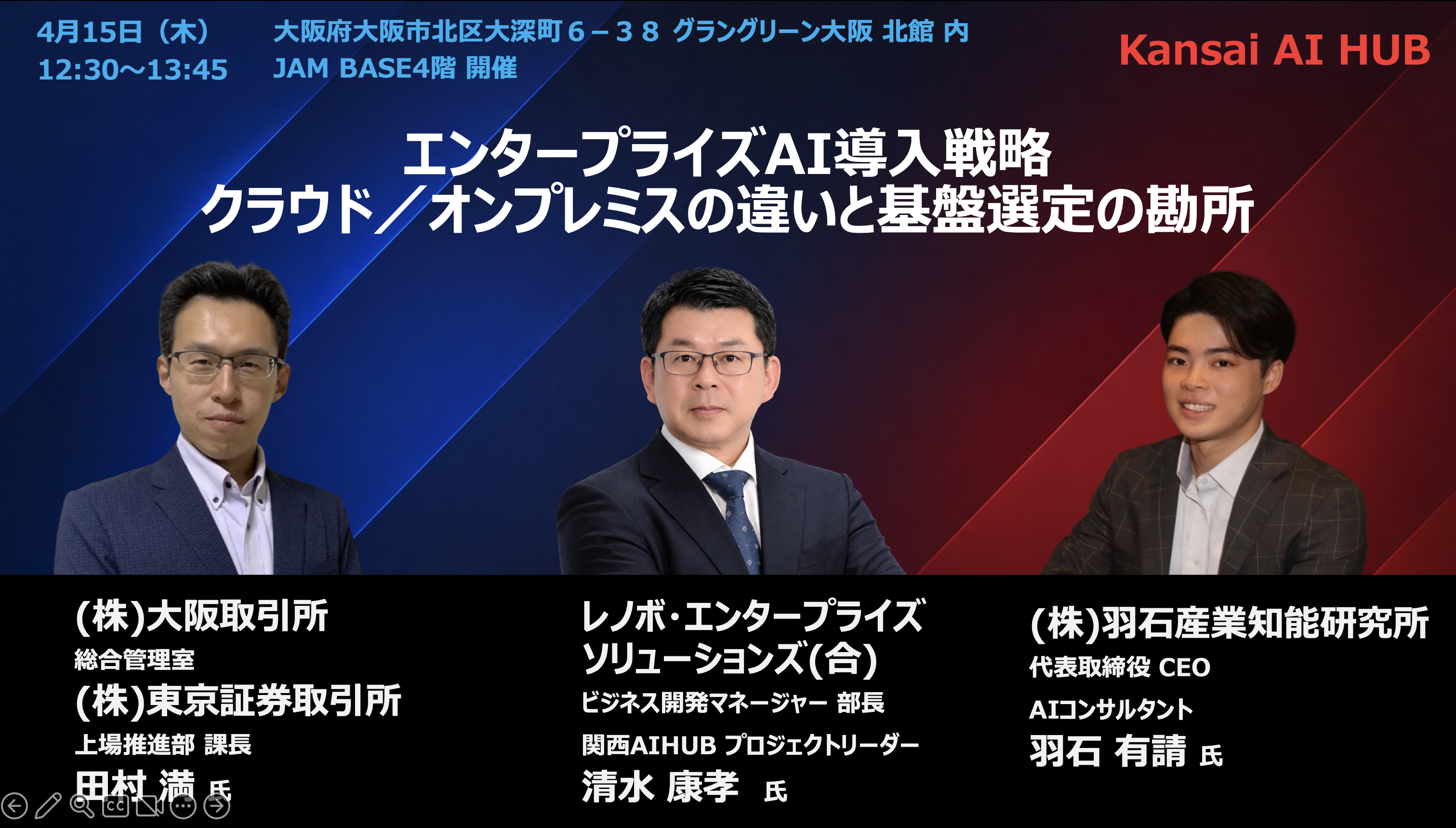 エンタープライズAI導入戦略