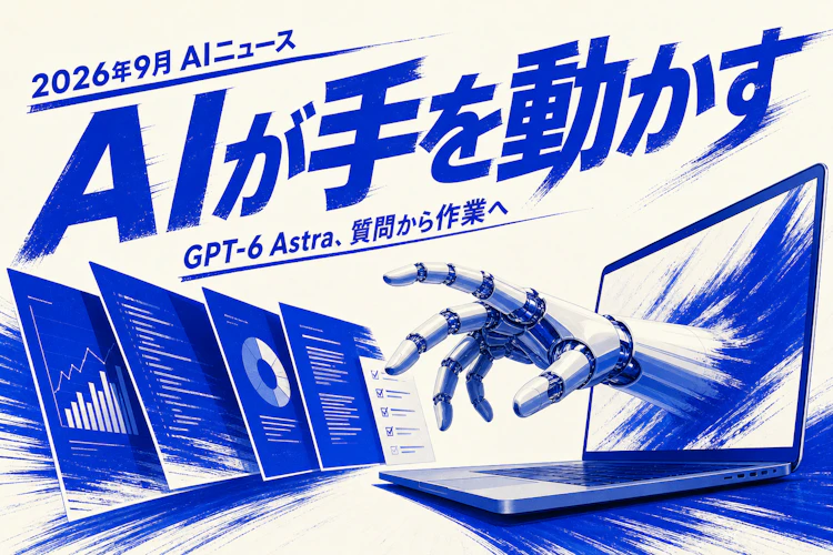 OpenAIがGPT-6 Astraを投入——AIの伸びしろが「質問に答える」から「手を動かす」へ移った アイキャッチ