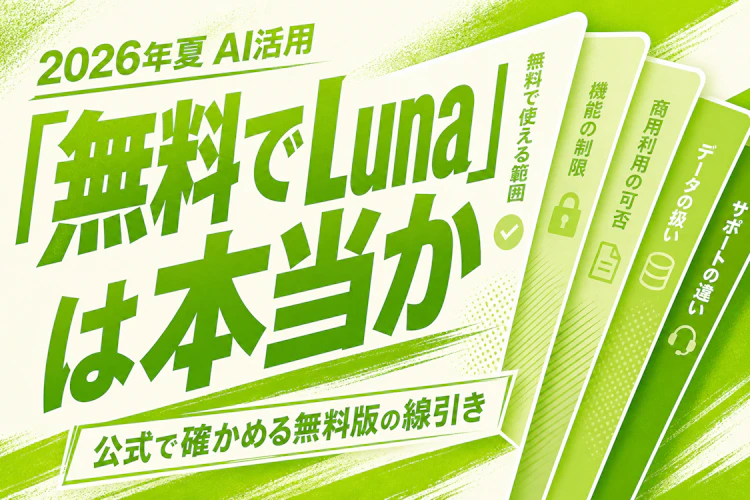 「ChatGPT無料版がLuna標準・無制限」の噂を公式で確かめる——無料版の既定はGPT-5.5 Instant、無料/有料の線引きはこう変わらない アイキャッチ