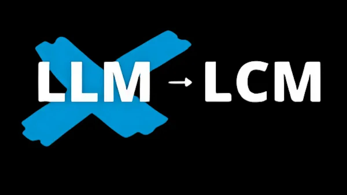 LCM(Large Concept Model)とは？LLMとの違いから開発方法や費用について