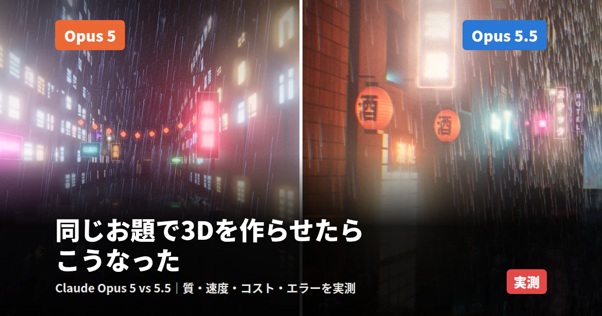 【Claude Opus最新アップデート】Claude Opus 5.5とOpus 5を比較（2026年9月版）