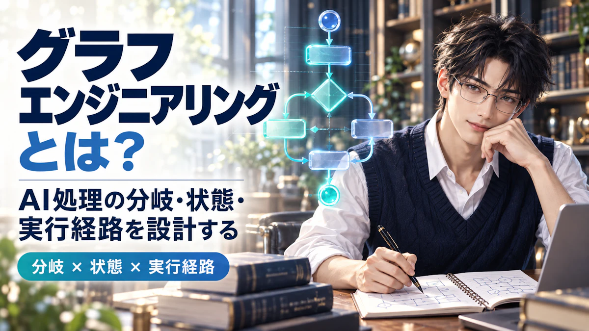 グラフエンジニアリングとは？AI処理の分岐・状態・実行経路を設計する