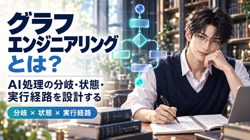 グラフエンジニアリングとは？AI処理の分岐・状態・実行経路を設計する