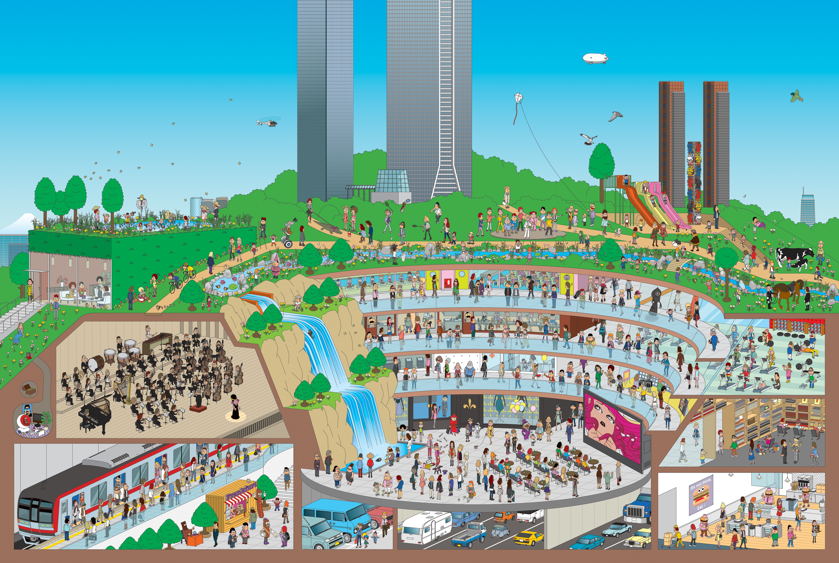 Vertical Garden City - 立体緑園都市 | KEYWORDS | 森ビル｜都市を