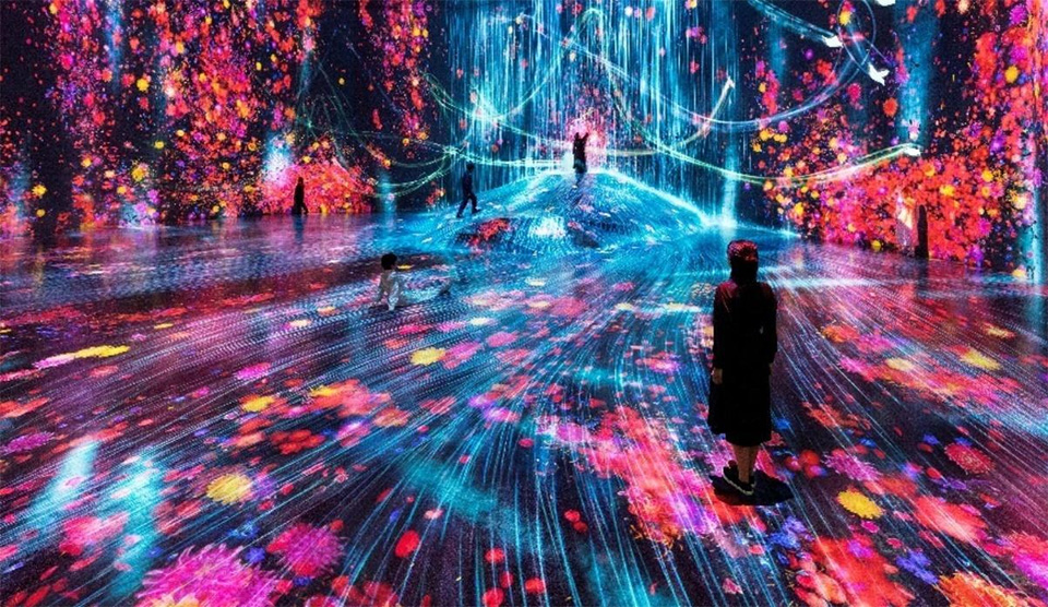 森ビル デジタルアート ミュージアム：エプソン チームラボボーダレス