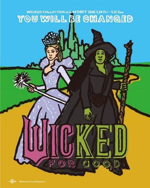 ラフォーレ原宿】「WICKED COLLECTION in LAFORET」開催 | ニュース