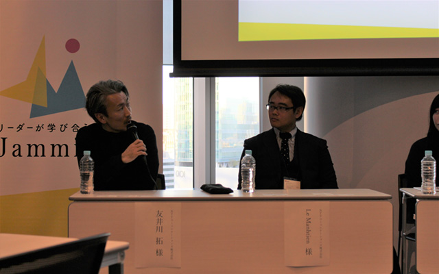NTTコミュニケーションズの友井川さん（写真左）とティエンさん（右）