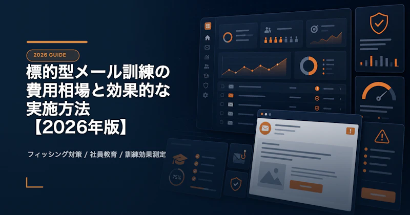 標的型メール訓練ベンダー比較【2026年版】選定基準・失敗事例・効果測定ガイド