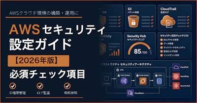 AWSセキュリティ設定ガイド【2026年版】必須チェック項目と設定ミスの防ぎ方
