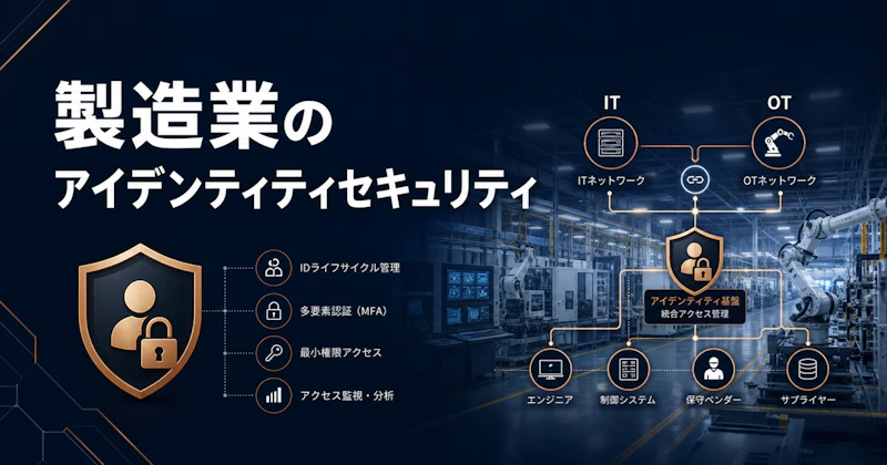 製造業のアイデンティティセキュリティ完全ガイド｜OT/IT統合環境を守る実践的アプローチ