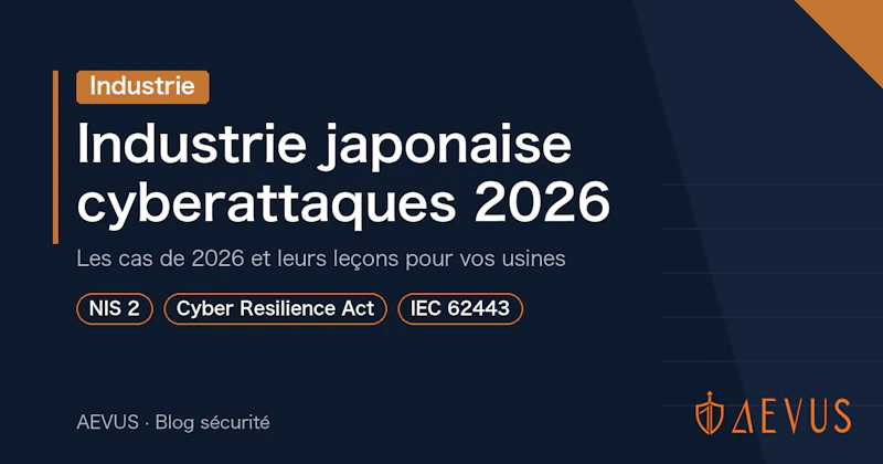 Industrie japonaise : les cyberattaques de 2026 et leurs leçons