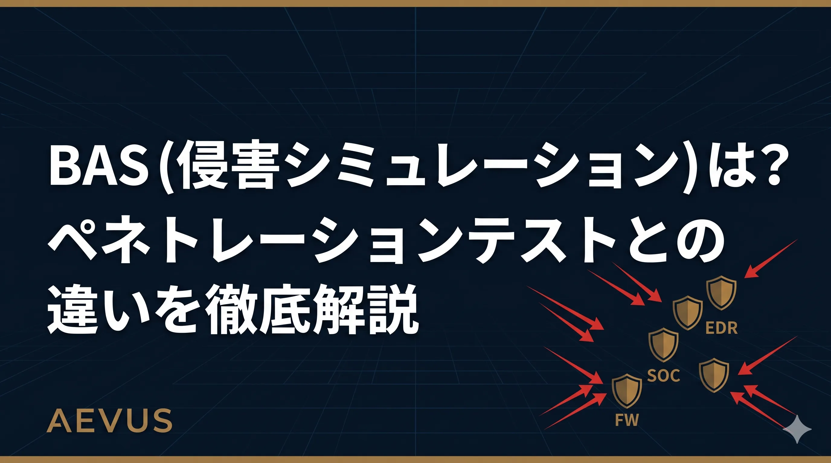 BAS（侵害シミュレーション）とは？ペネトレーションテストとの違いを徹底解説