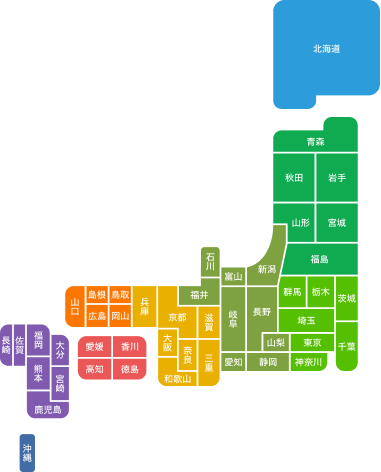 レバウェル介護(旧:きらケア正社員)の対応地域画像