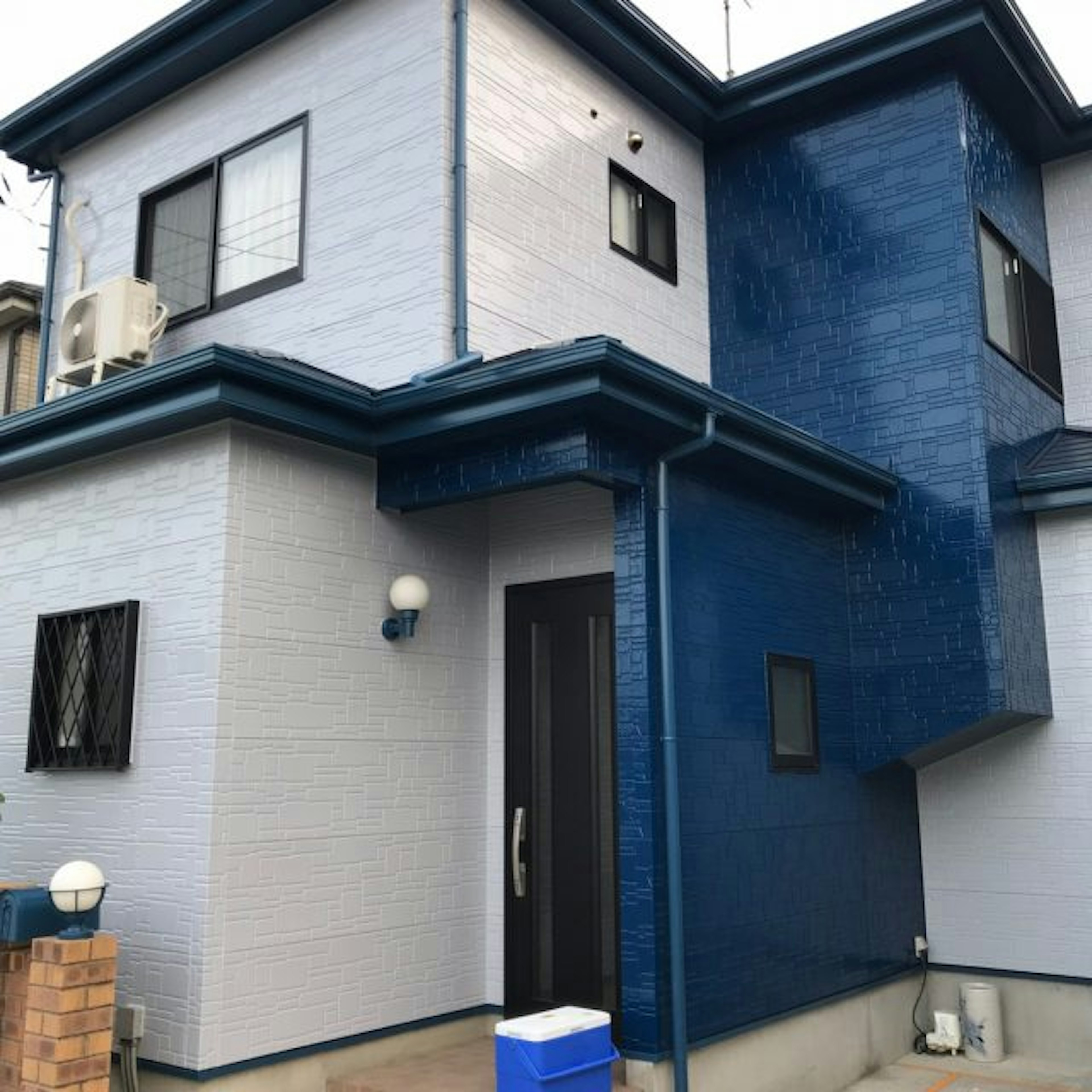 越谷市K様邸の外壁塗装と屋根塗装を施工させていただきました