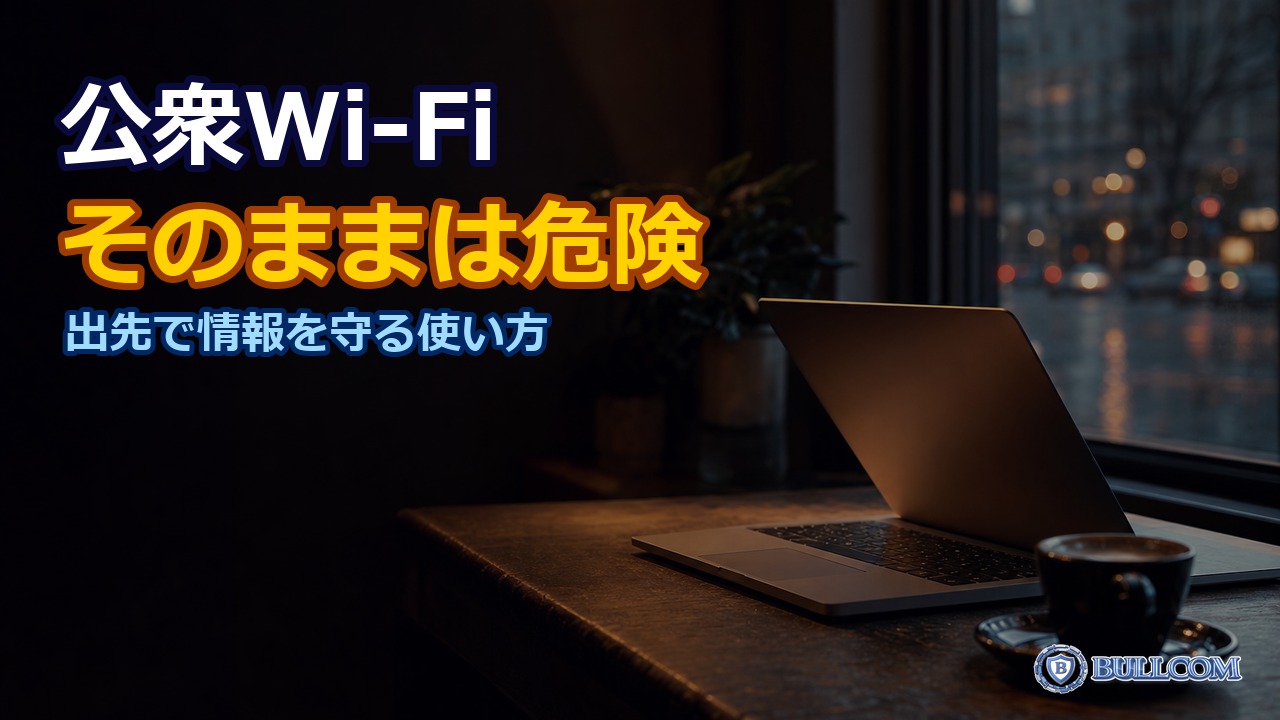 公衆Wi-Fiを安全に使う方法|出先での情報漏えいを防ぐ