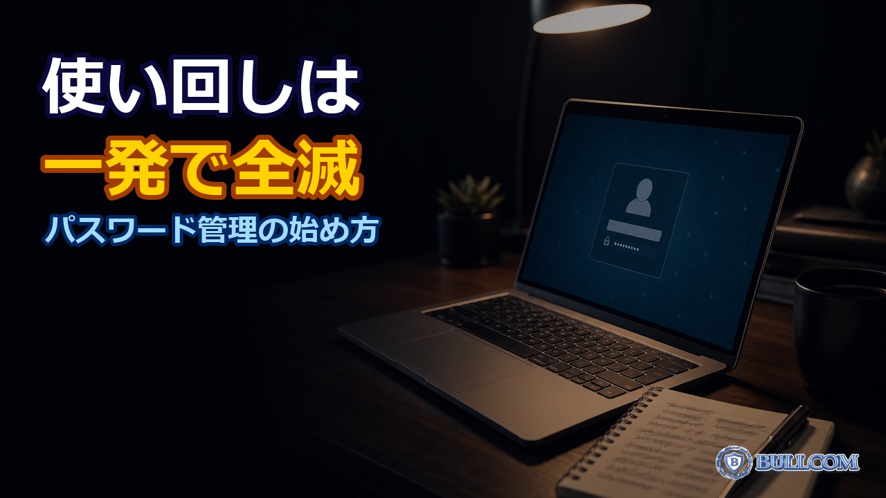 パスワードの使い回しが危険な理由と、管理の始め方