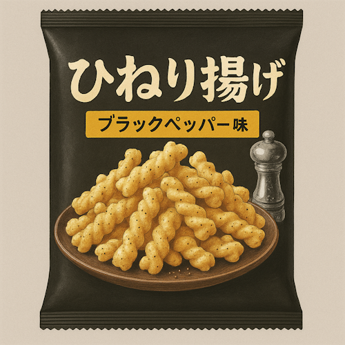 ひねり揚げ プラックペッパー味