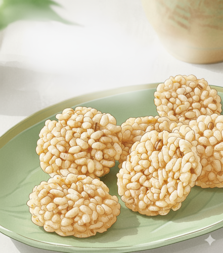 もち麦入りおこげせんべい