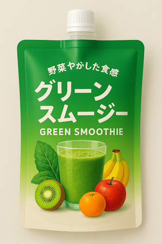 グリーンスムージー(容器、容量はご提案ください)350ml×24が希望です。