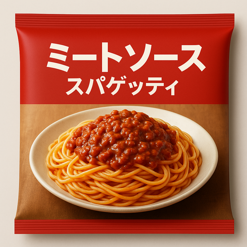 冷凍パスタ　ミートソース