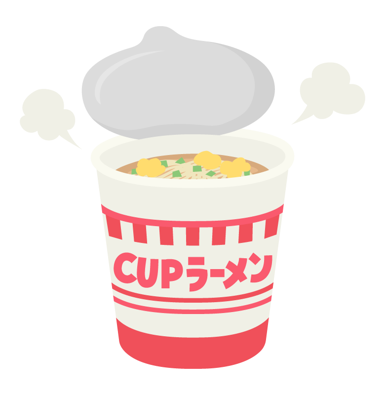カップラーメン（塩味）　ご提案ください