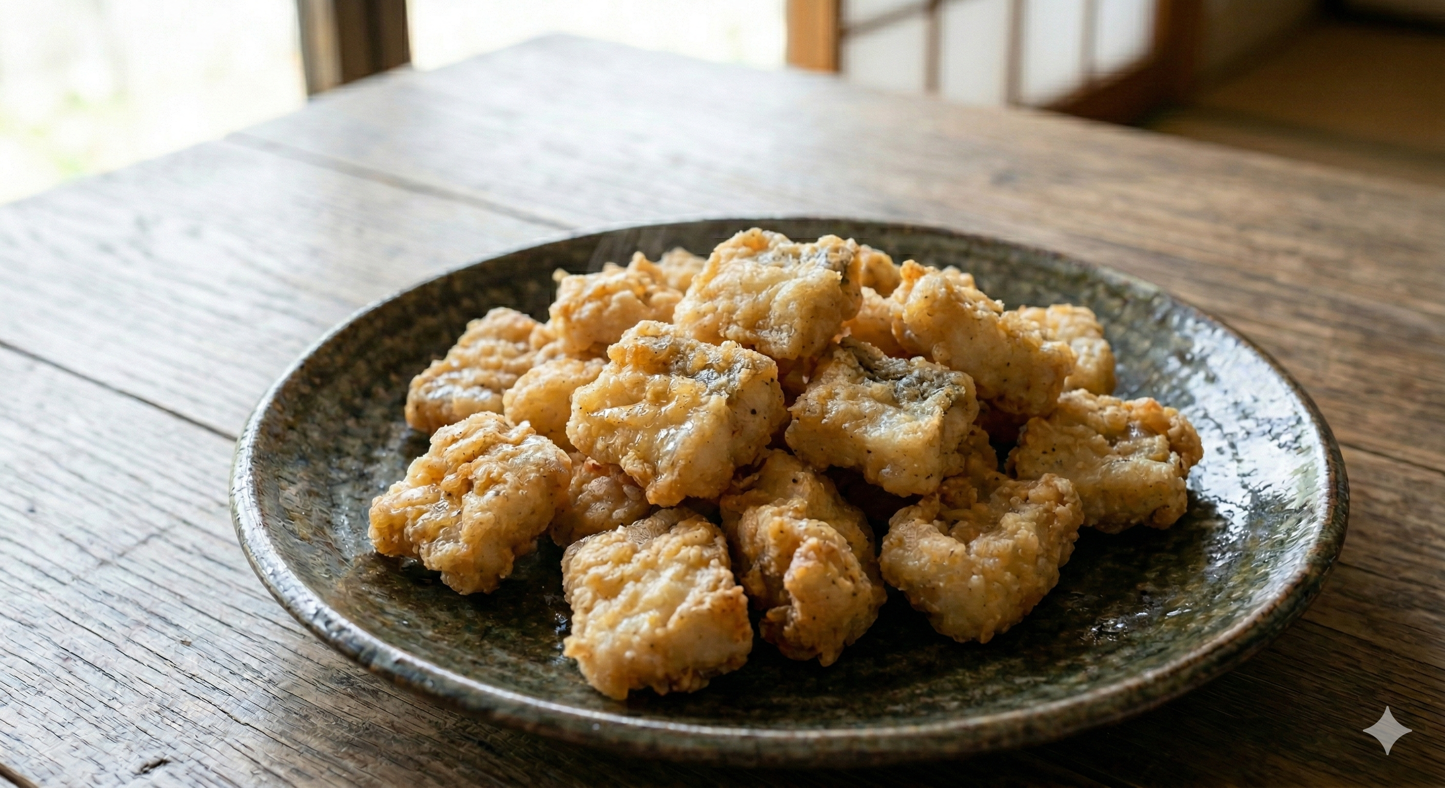冷凍白身魚の唐揚げ（油調）