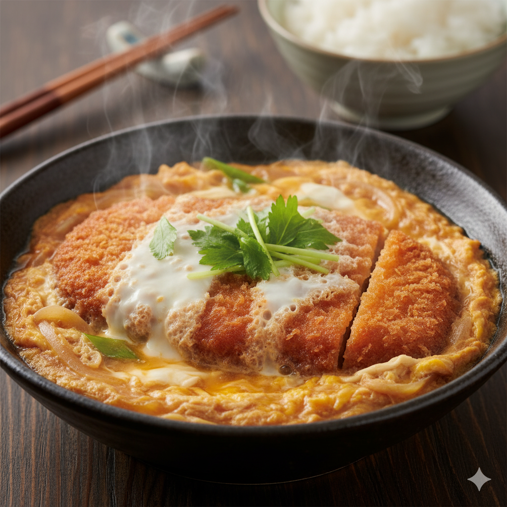 冷凍プレート　とんかつ玉子とじ