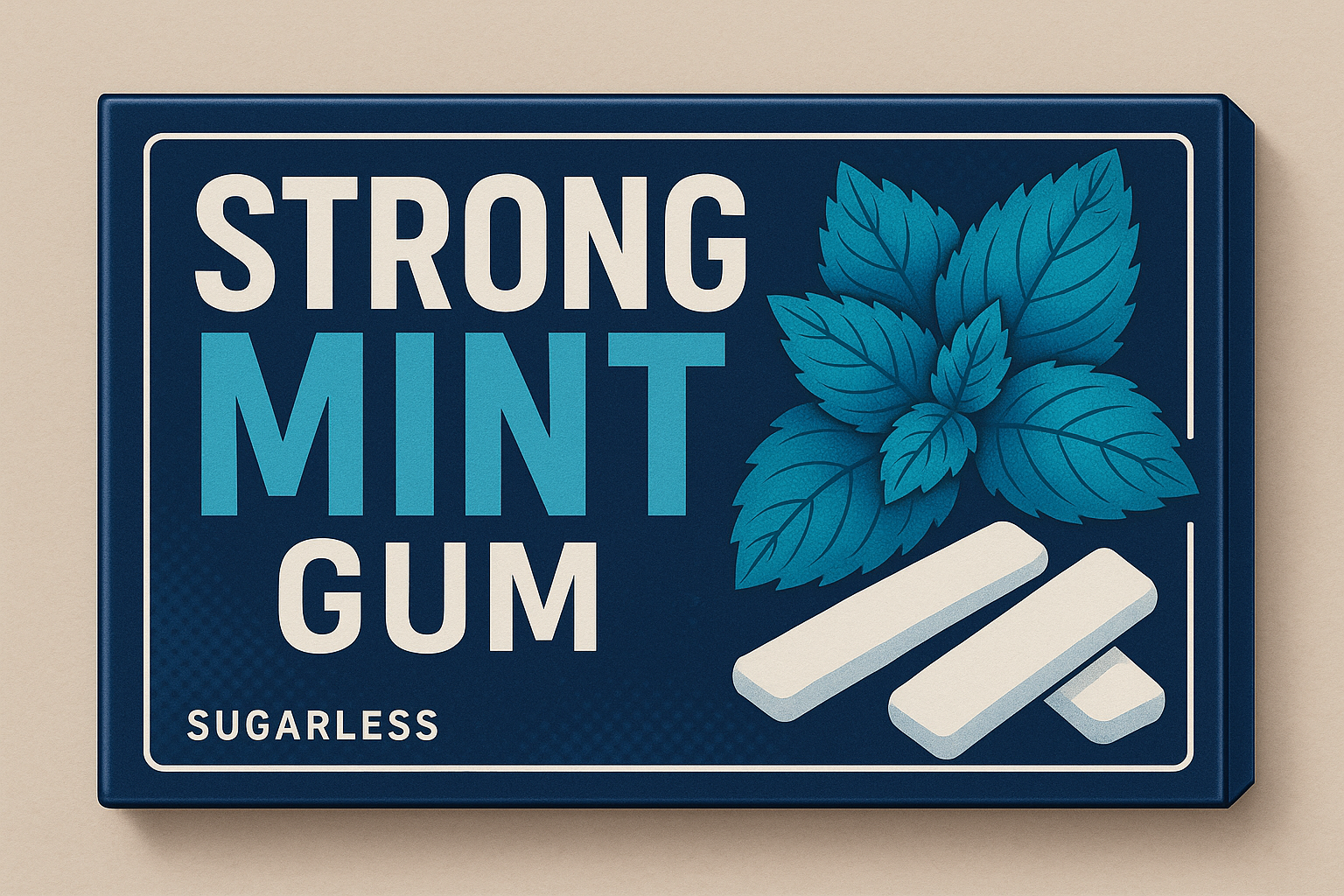 ストロングミント味ガム