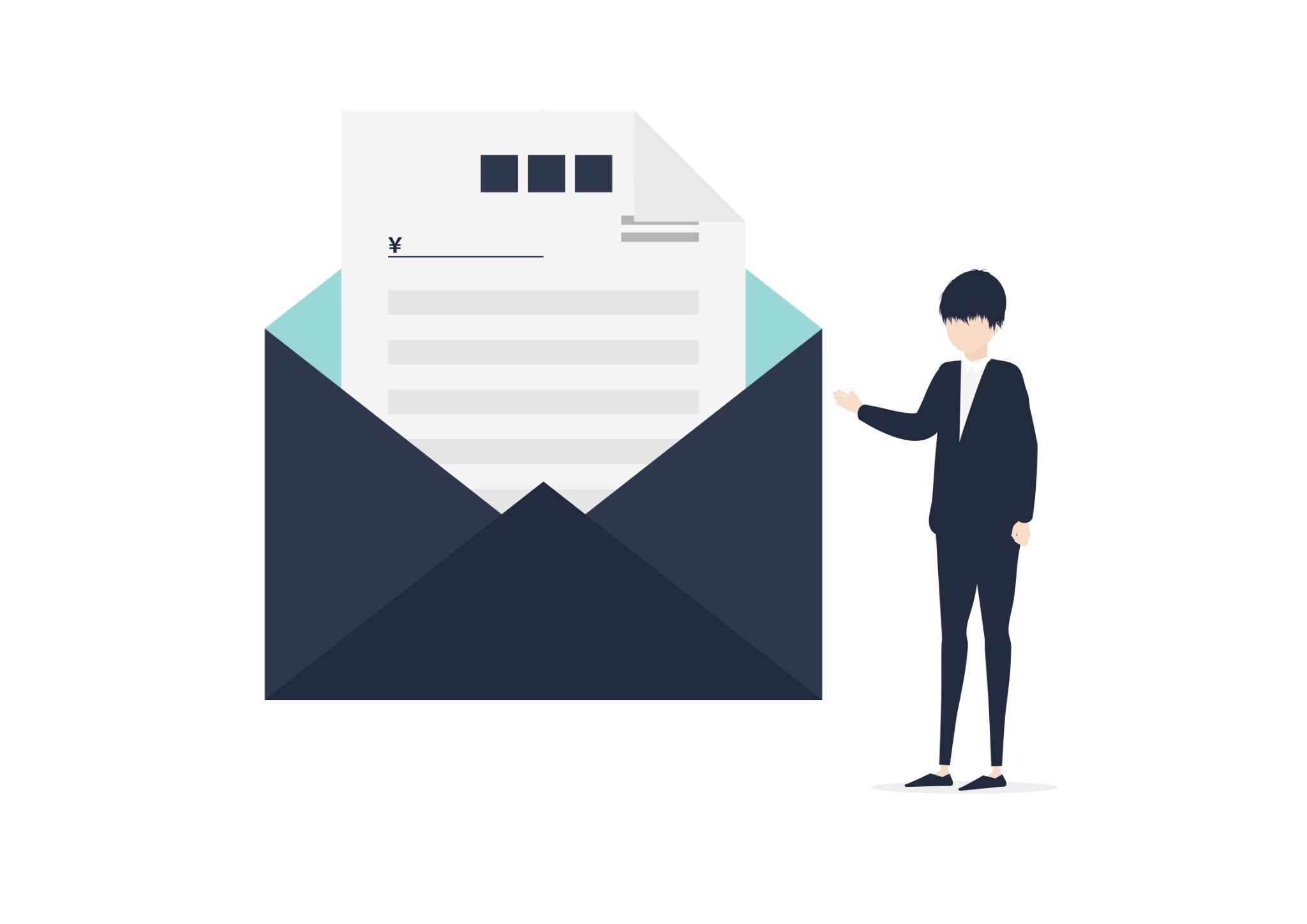 請求や契約のイメージ