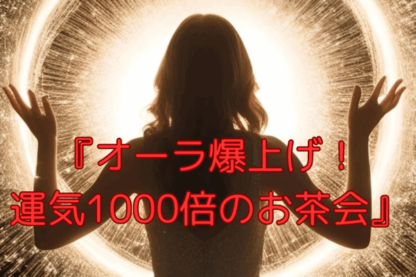 『オーラ爆上げ!運気1000倍のお茶会✨』