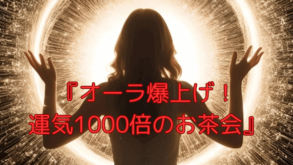 『オーラ爆上げ！運気1000倍のお茶会✨』