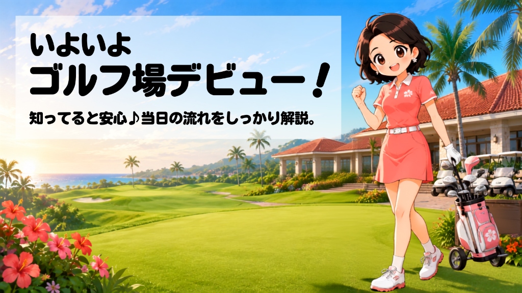 沖縄ゴルフ場デビュー当日のイメージ