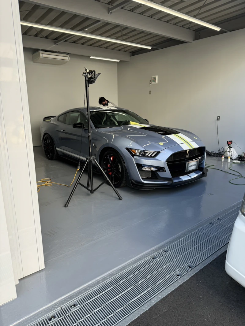 SPACEコーティング作業♪