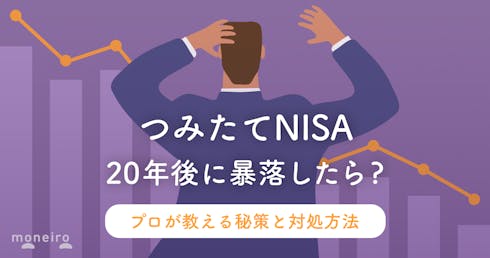 つみたてNISAで20年後に暴落した時の対処方法!プロが秘策をわかりやすく解説