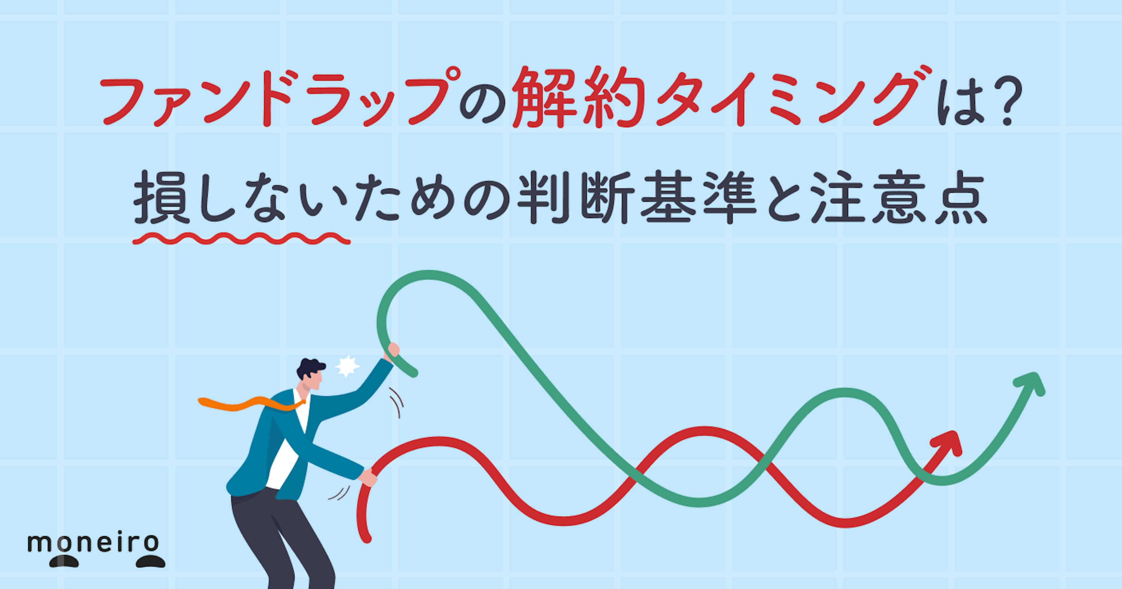 ファンドラップの解約タイミングは？損しないための判断基準と注意点をプロが徹底解説