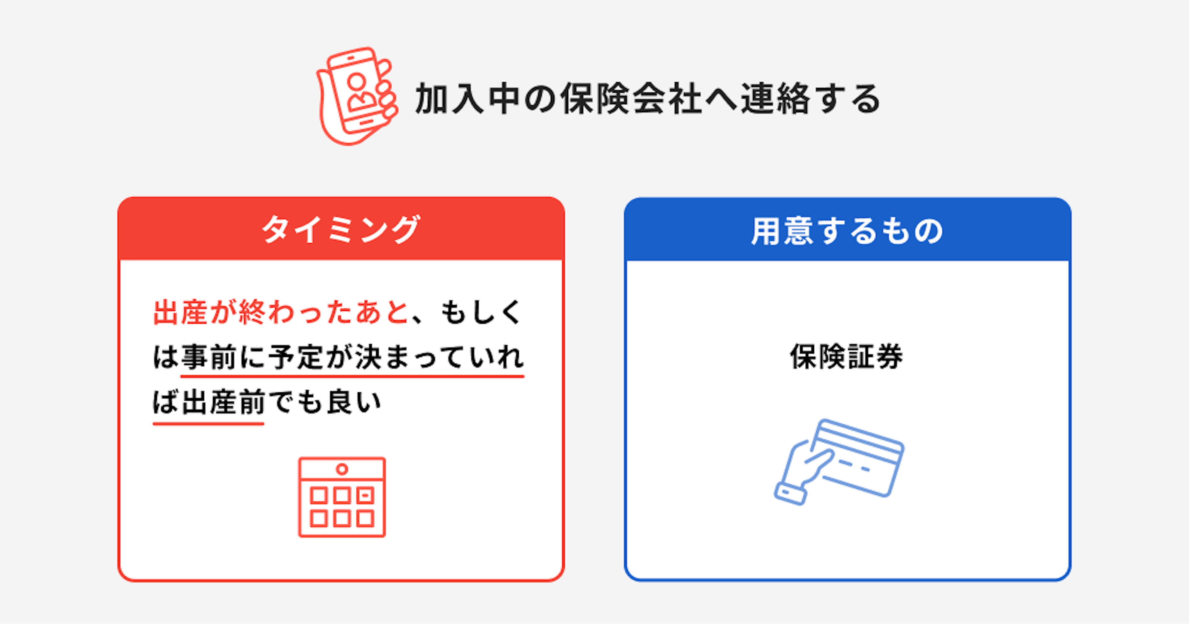 加入中の生命保険会社へ連絡するタイミングと用意するもの