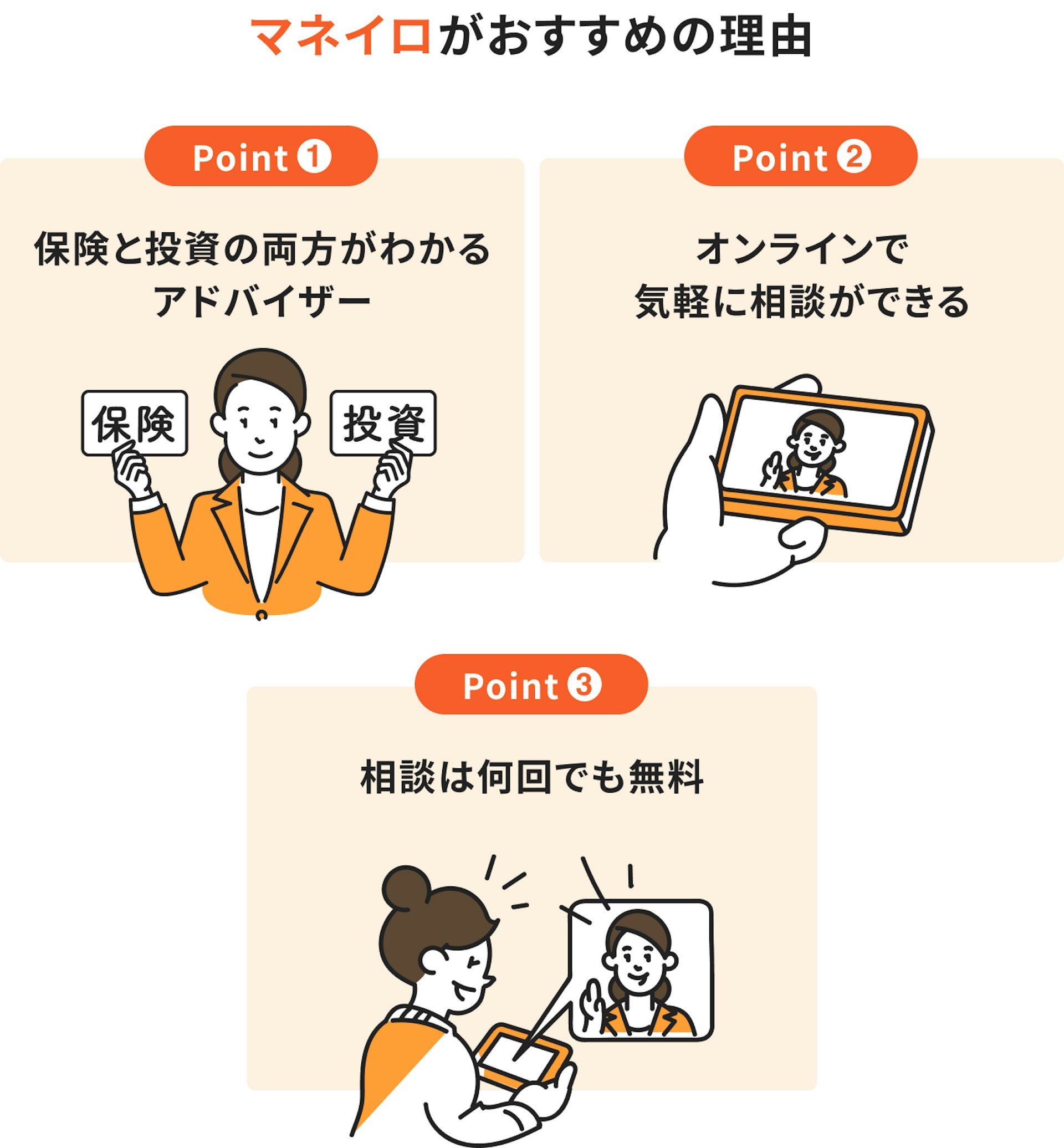 マネイロの保険無料相談がおすすめの理由