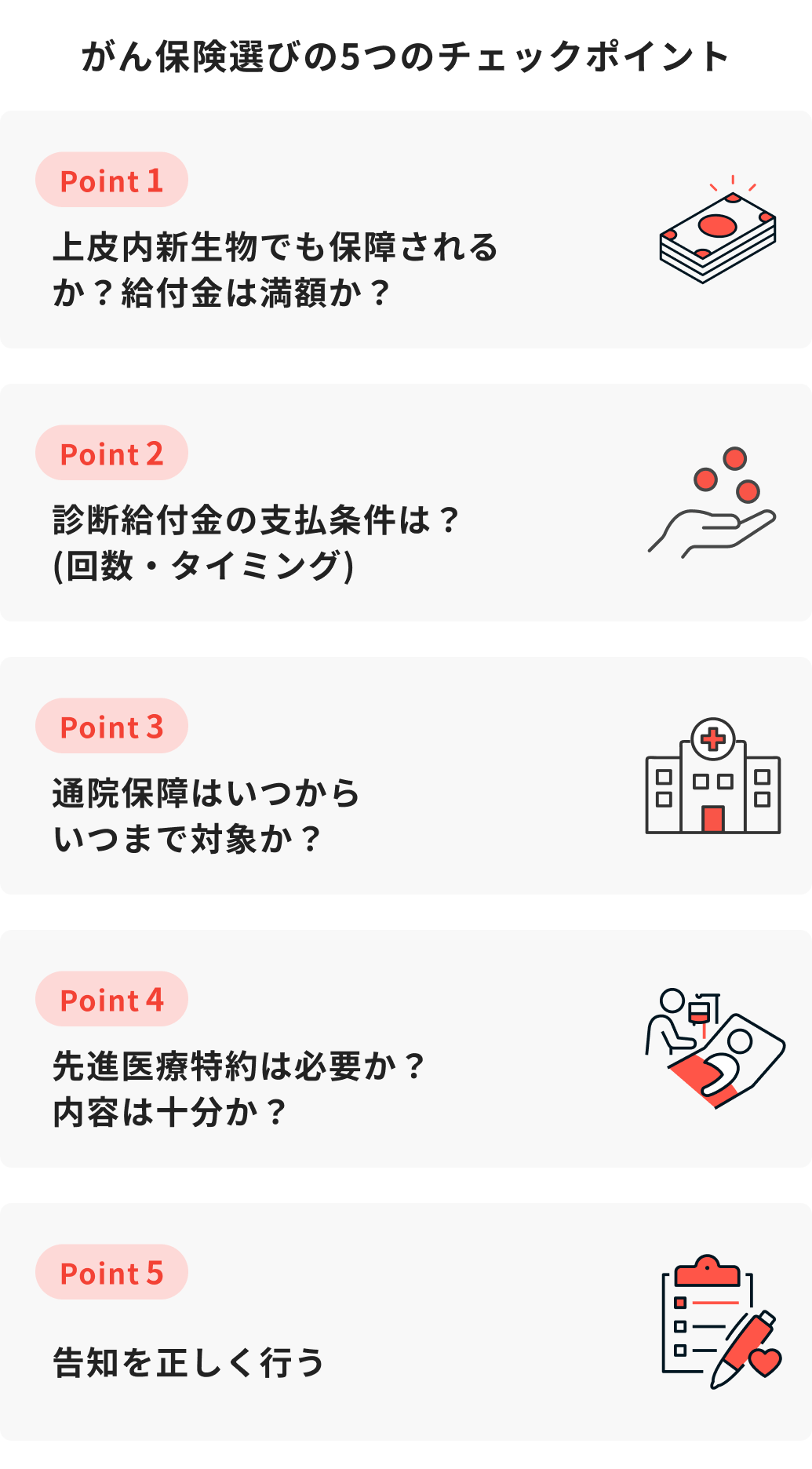 がん保険の対象外になる8つのケースとは？支払われない事例を保険の